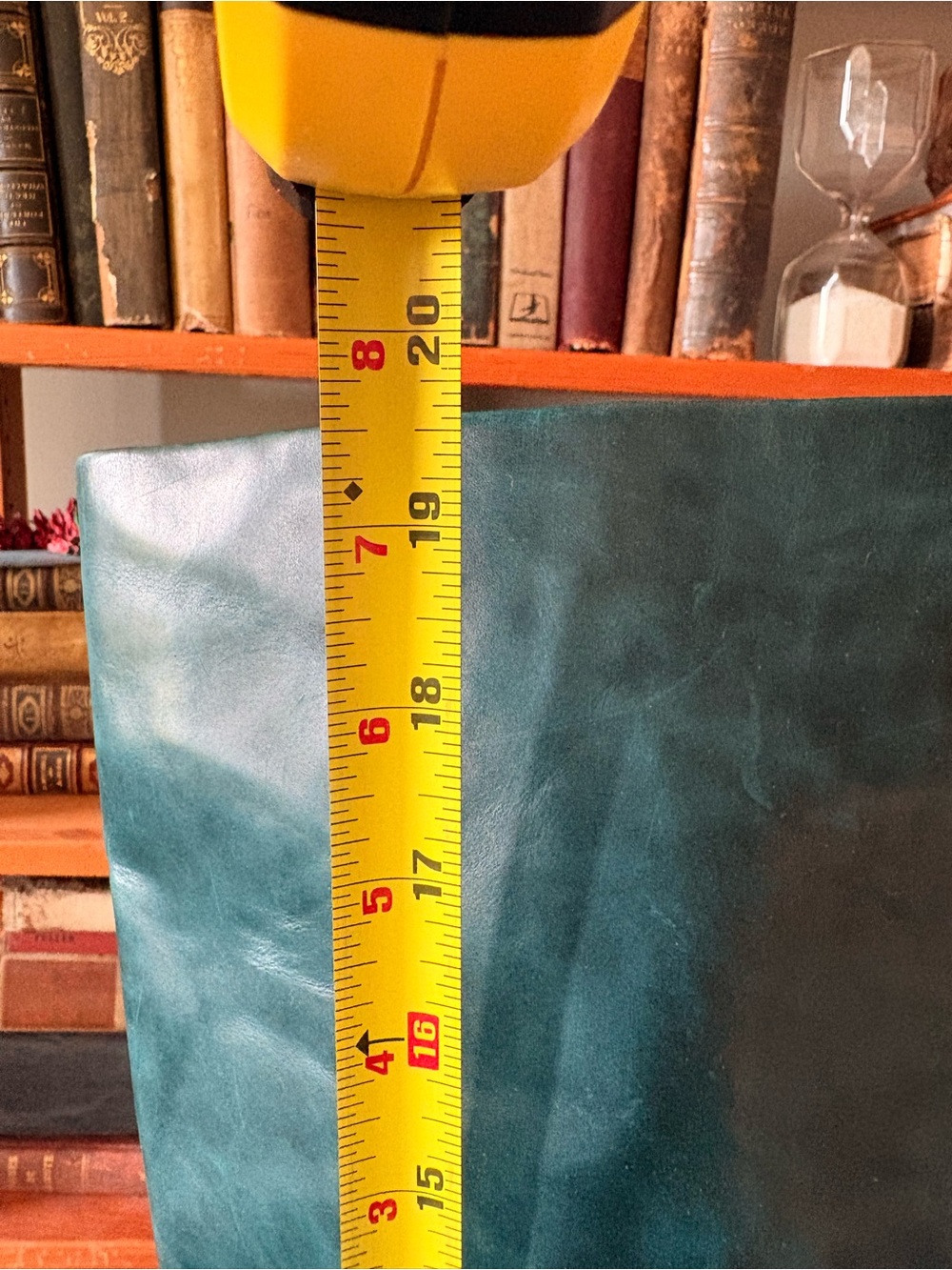 Nine West Teal/Green Knee-High Leather Boots with Block Heel - Picture 12 of 13
